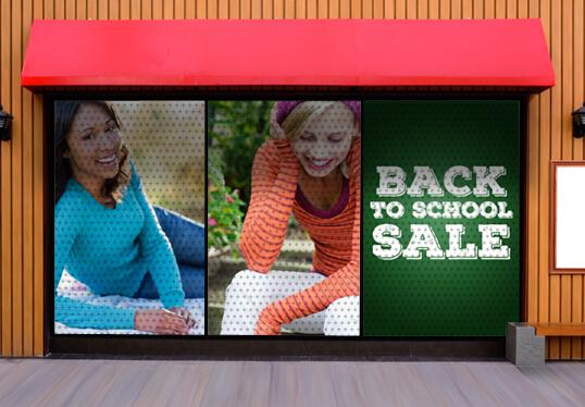 Window Graphics printed by Global Printing in Citrus Heights, CA